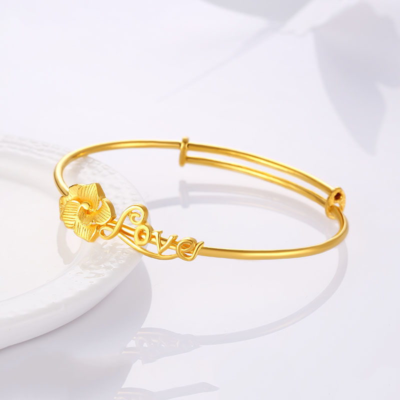 46 new Vietnamese sargent bracelet to send girlfriend 5201314 Sansheng III met bracelet temperament 100 tower push and pull
