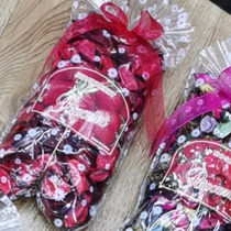 TH-6: Item No. : B120 Fan type, dry flower bag (bright red)