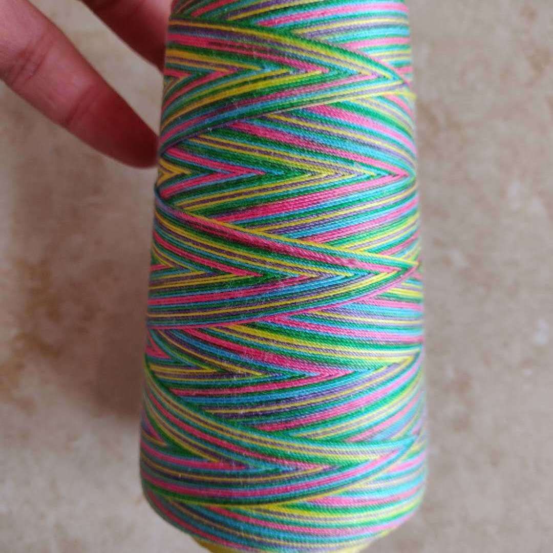 Yimin brand 40/2 # 20/2 sewing machine line medium thick line machine colorful line pagoda line gradient color line 81