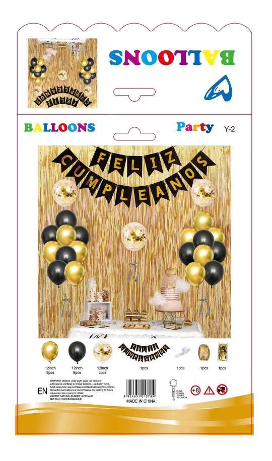 Birthday Set Party Balloons, Stylish Atmosphere undefined