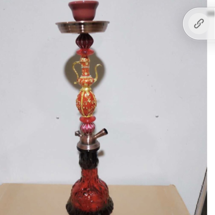 ca-45 水烟壶铁+玻璃，彩盒包装，是一款历史悠久的老一辈人所使用的产品