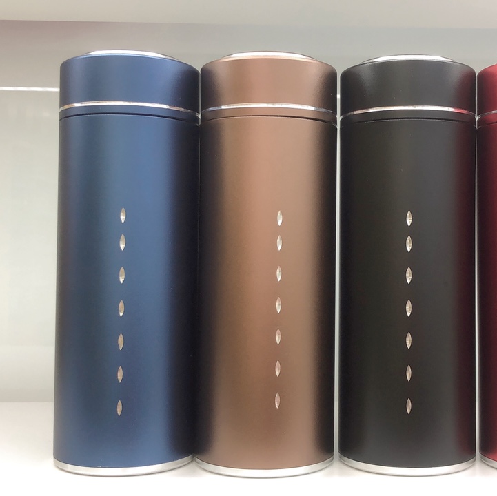 钻石竖条铝真空杯304不锈钢保温杯350ml