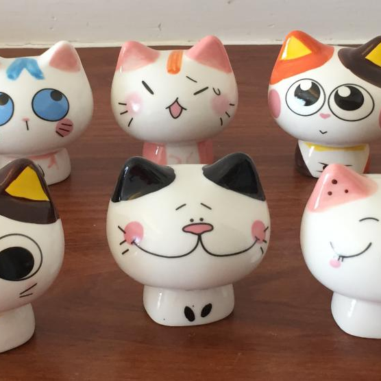 8个款式萌猫汽车摆件饭店酒店家庭公司摆设