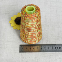 Yimin 40/2 # 20/2 sewing machine thread Medium thick thread machine seven-color thread pagoda thread gradient color thread household sewing thread 9