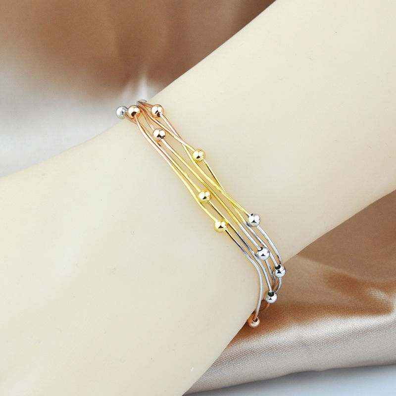 52 new Vietnamese sargent bracelet to send girlfriend 5201314 Sansheng III met bracelet temperament 100 tower push pull"