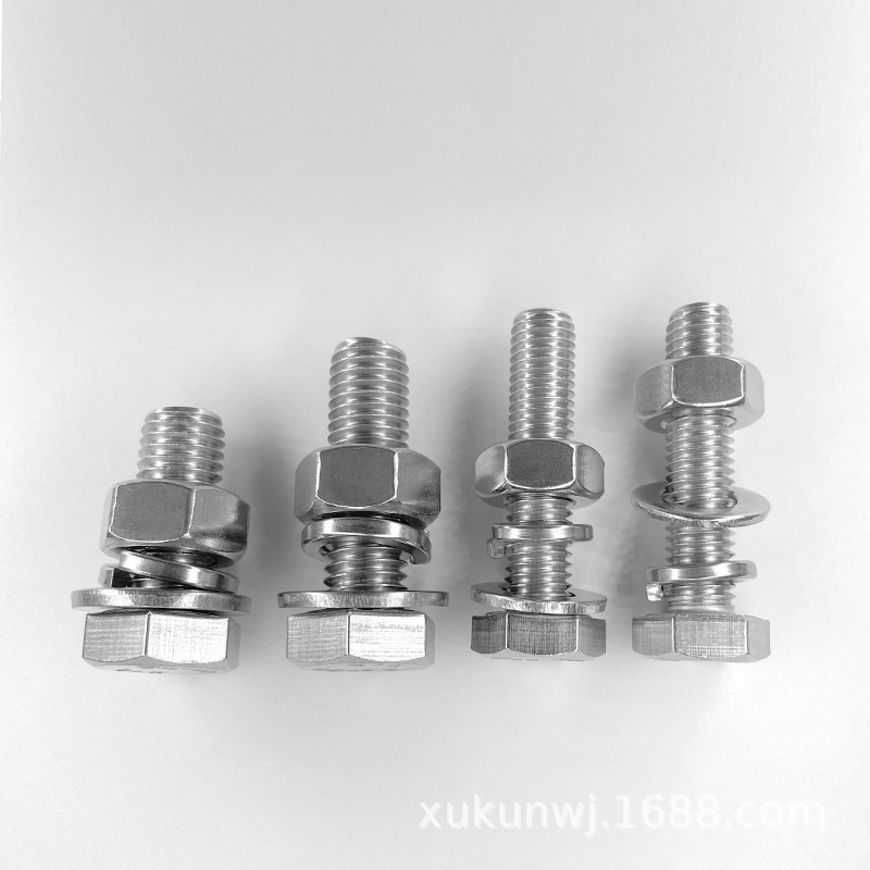 Stainless steel hexagonal screws are available in multiple specifications Application Scenario
