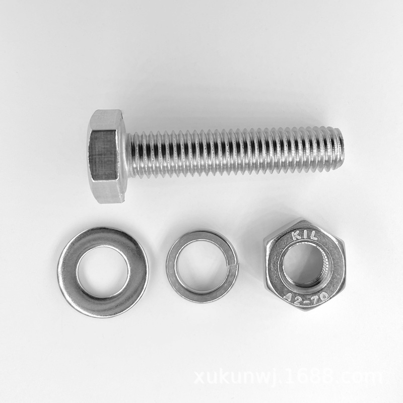 Stainless steel hexagonal screws are available in multiple specifications details Picture