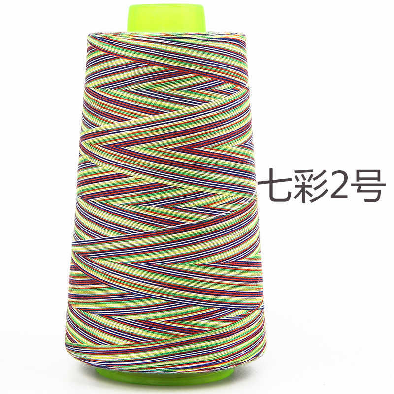 Yimin Brand 40/2 # 20/2 Sewing Machine Line Medium Thick Line Machine Colorful Line Pagoda Line Gradient Color Line 59