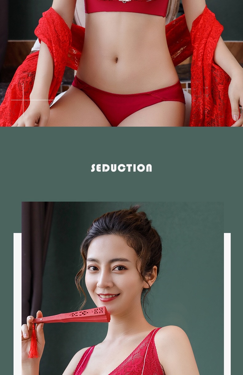 【 Pink Cheese Blue 】 Fashion Splicing Color Bra Q Elastic Latex Underwear For Women Without Underwire Adjustment Comfortable Small Chest Gathering undefined