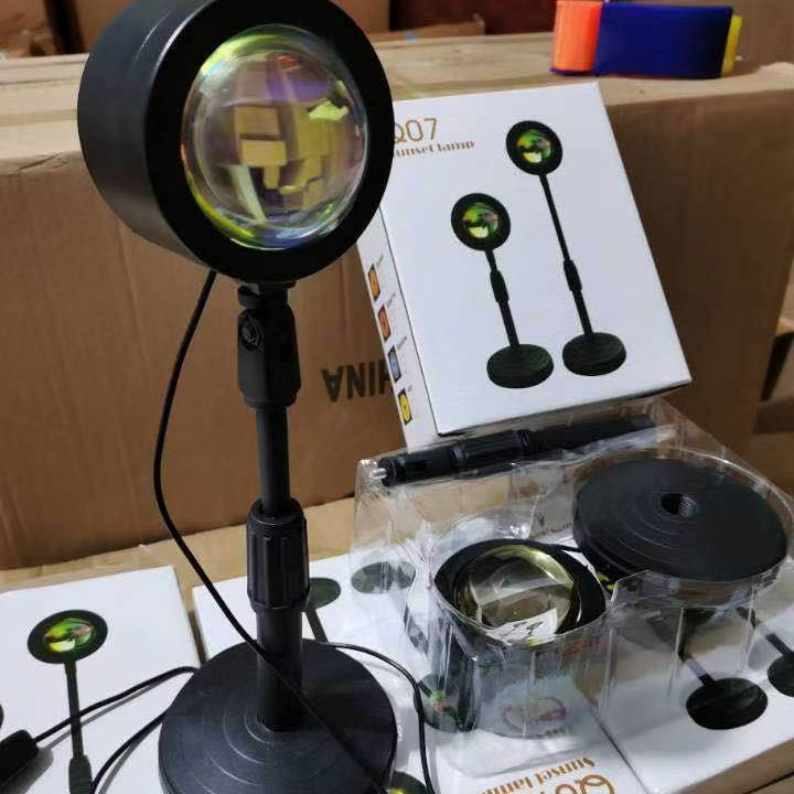 夕阳灯日落灯抖音网红爆款投影灯