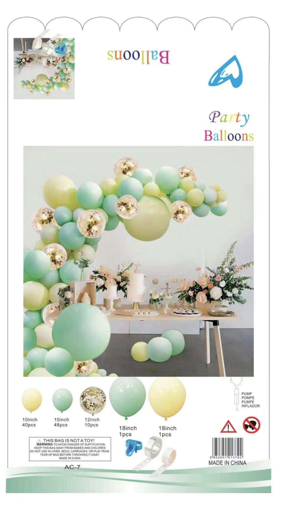 Birthday Set Party Balloons, Stylish Atmosphere Application Scenario