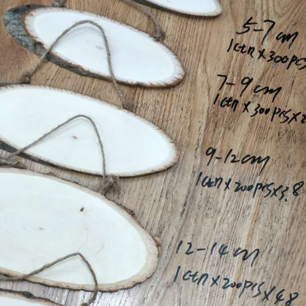 Wood hanging pieces, width: 9-12 cm thickness: 1 cm, basswood pieces. Logs, study decor, Tianhao incense full figure