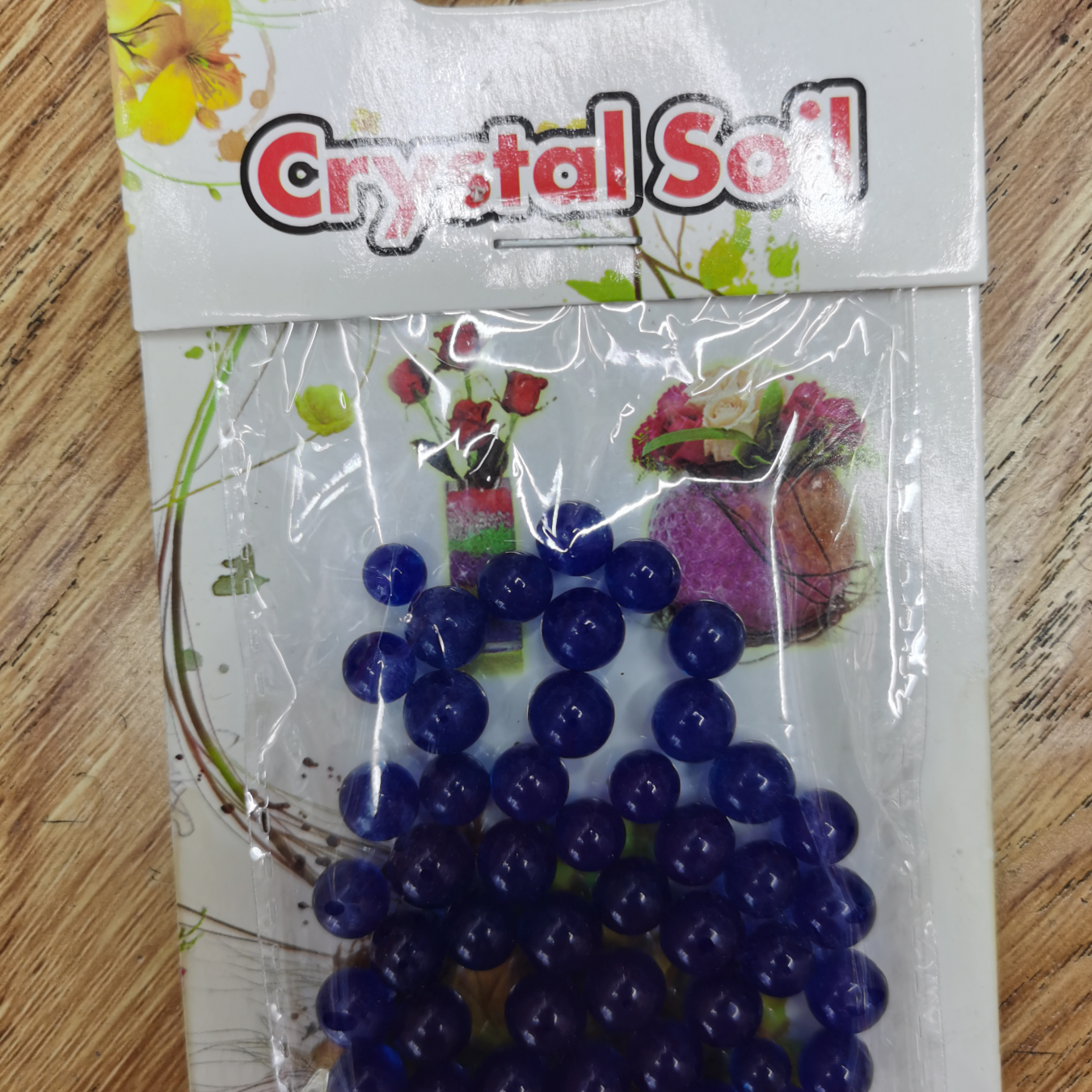 TH-9: Item No. : G10-07, Sponge Bob, large purple crystal beads. thumbnail