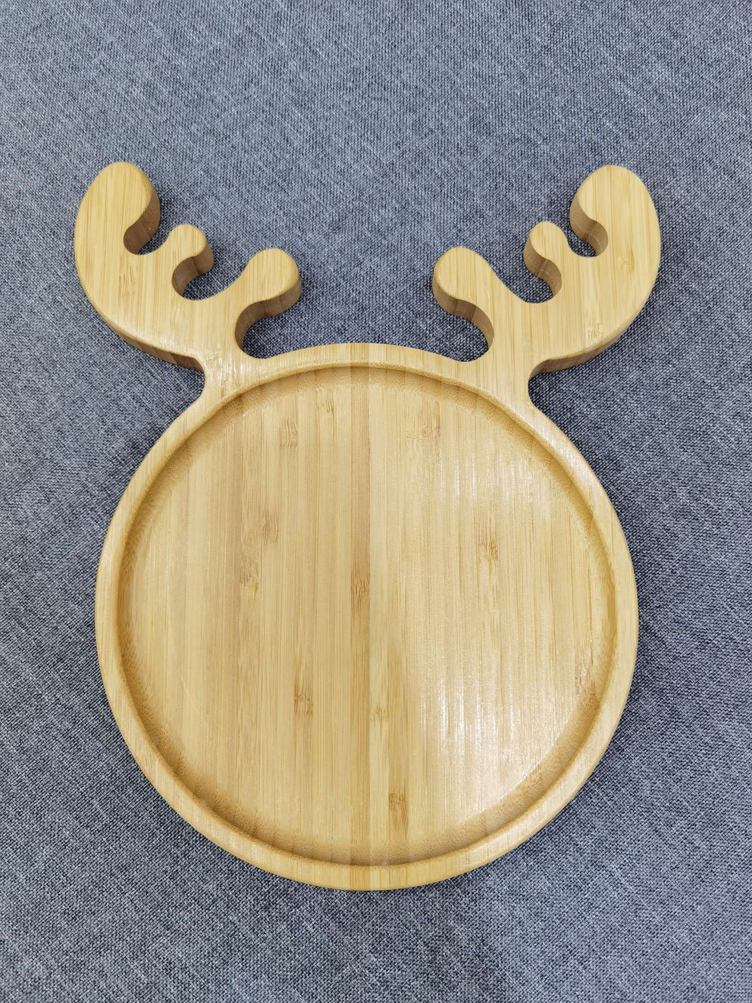 竹制托盘茶盘点心盘竹盘各种尺寸侧压圆盘白底实物图