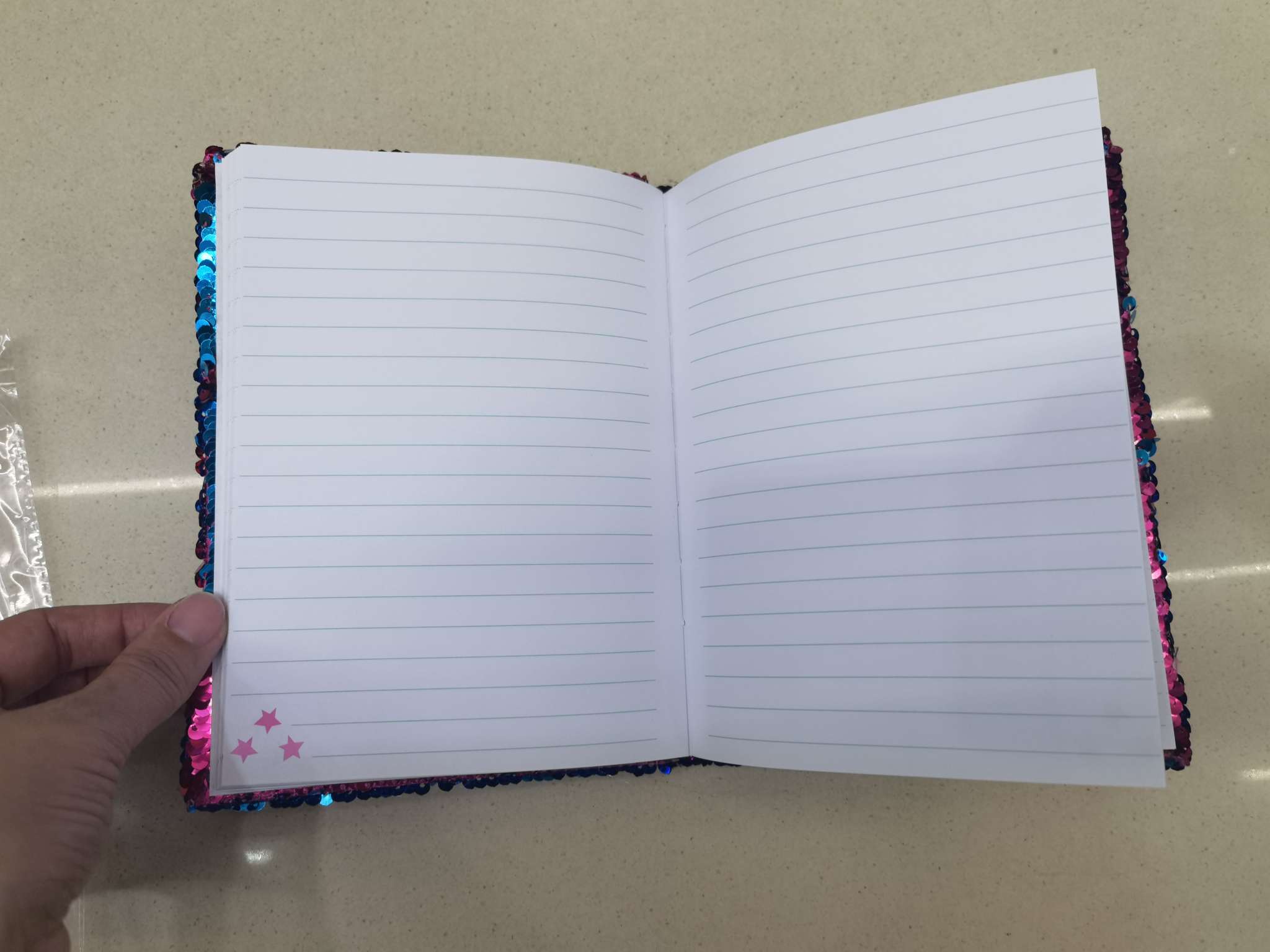 South Korea Cute Notepad Creative Stationery Light Sheet Modeling 32K Shining Light Sheet details Picture