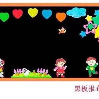Kindergarten, primary school and junior high school opening blackboard newspapers, classroom corridors, passageways, skirting board decorations, environmentally friendly 2021 new products