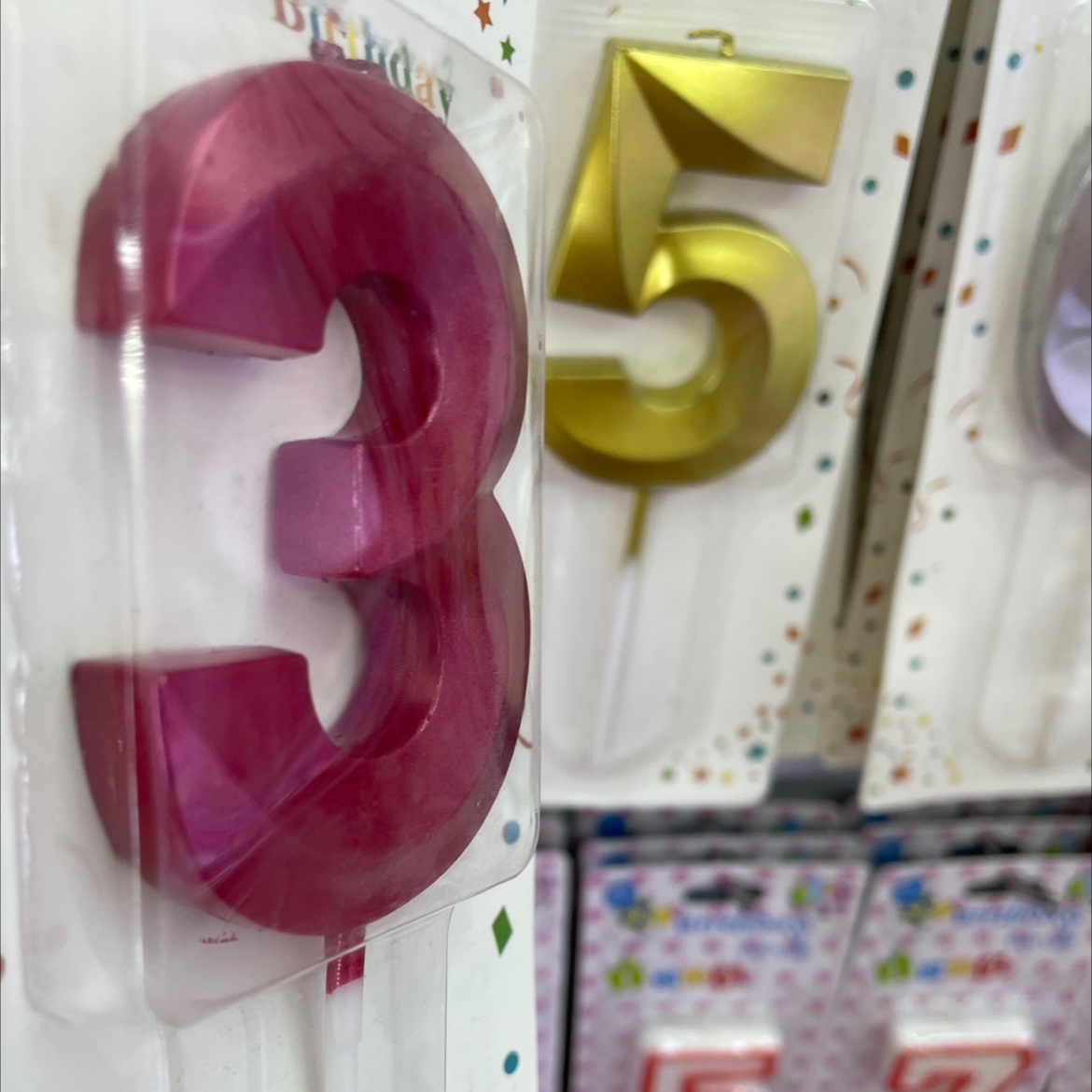 Birthday candles, atmosphere candles, smokeless birthday party candles, factory direct sales Specification image
