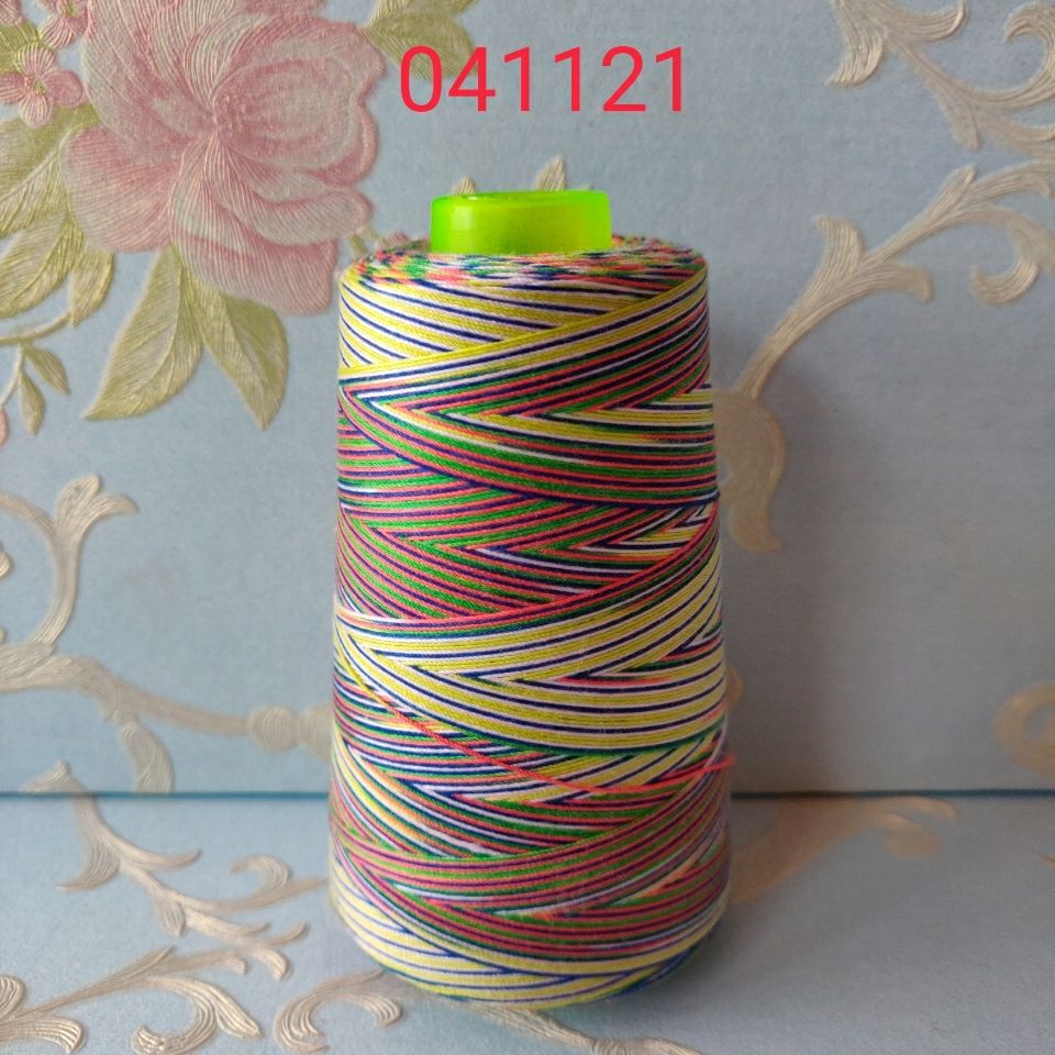 Yimin brand 40/2 # 20/2 sewing machine line medium thick line machine colorful line pagoda line gradient color line 87