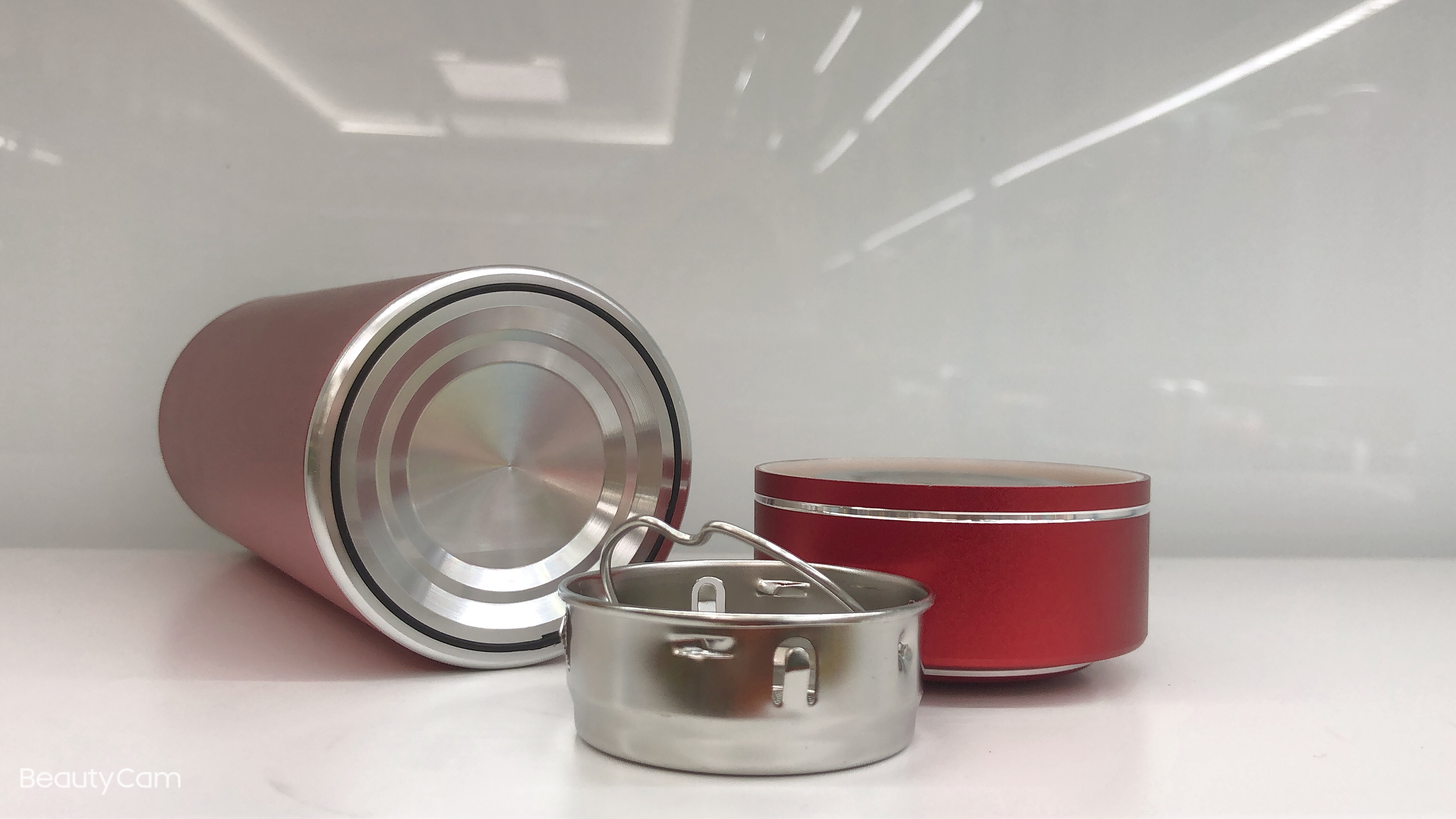 钻石竖条铝真空杯304不锈钢保温杯350ml详情图4