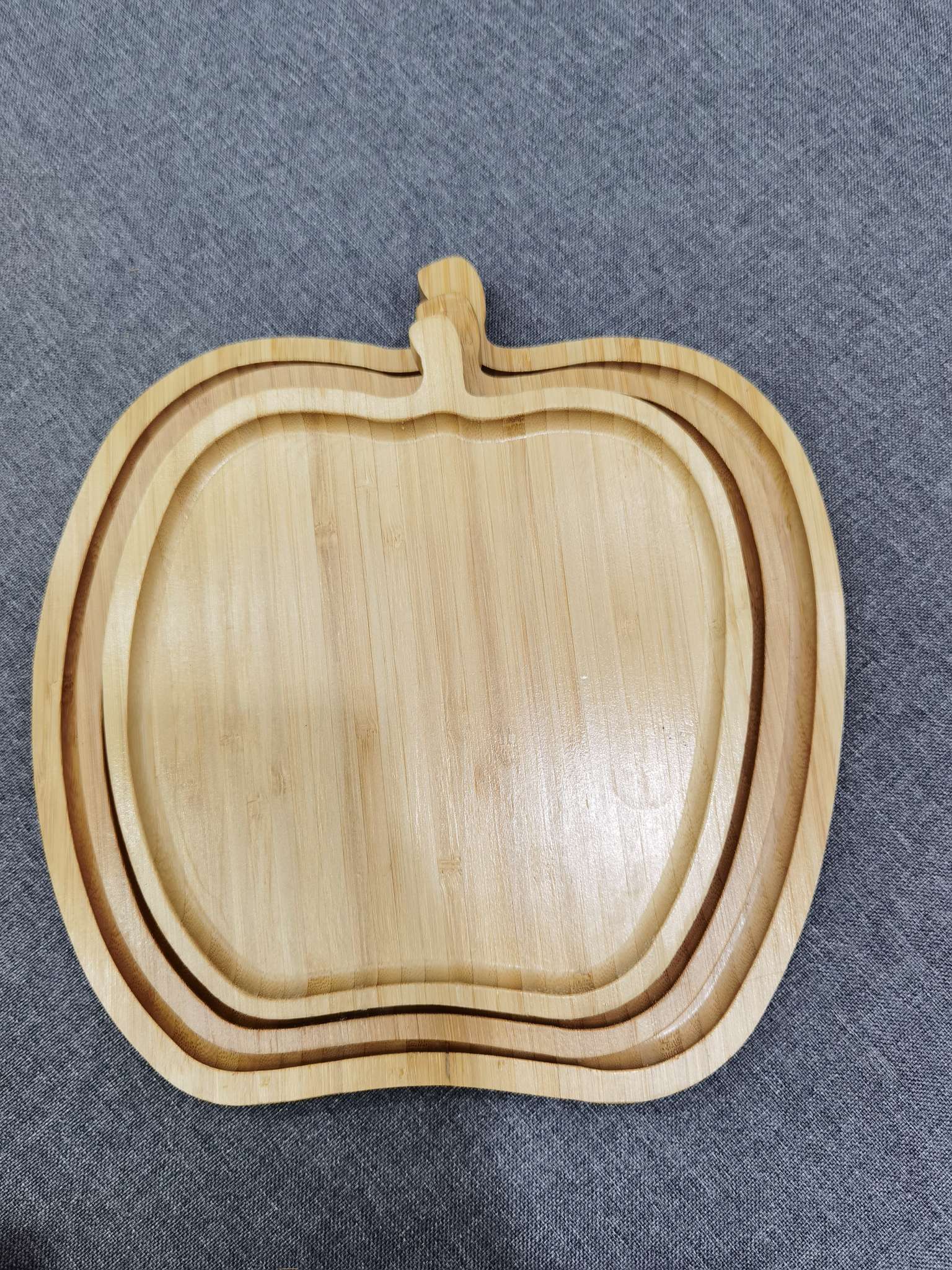 竹制托盘茶盘点心盘竹盘白底实物图