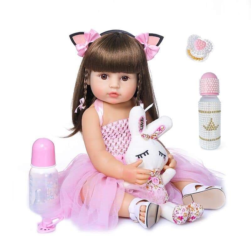 Cute baby bottle, piggy pillow, plush toy, big cloth doll, girl and children's birthday gift 21