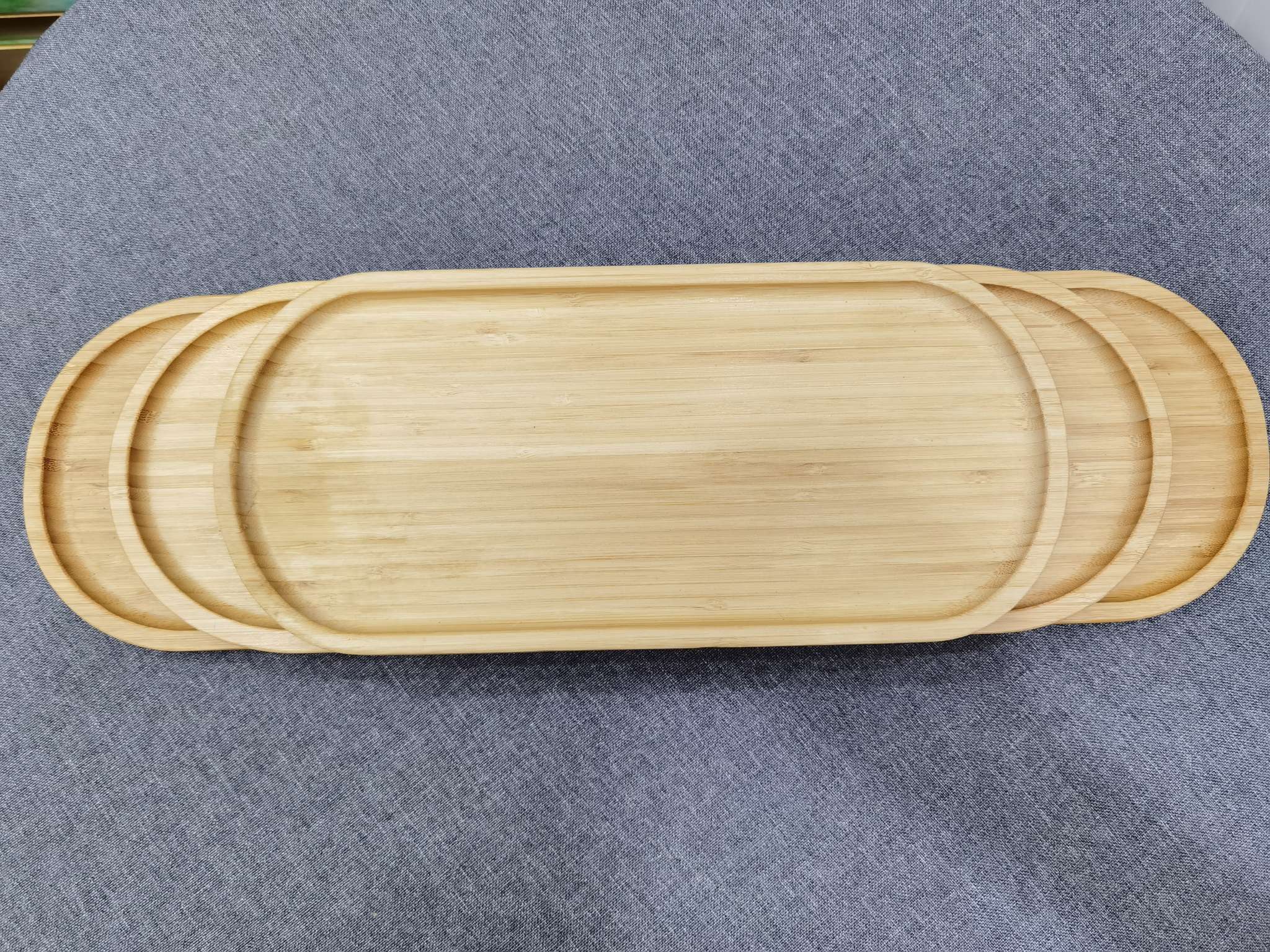 竹制托盘茶盘点心盘竹盘方盘白底实物图