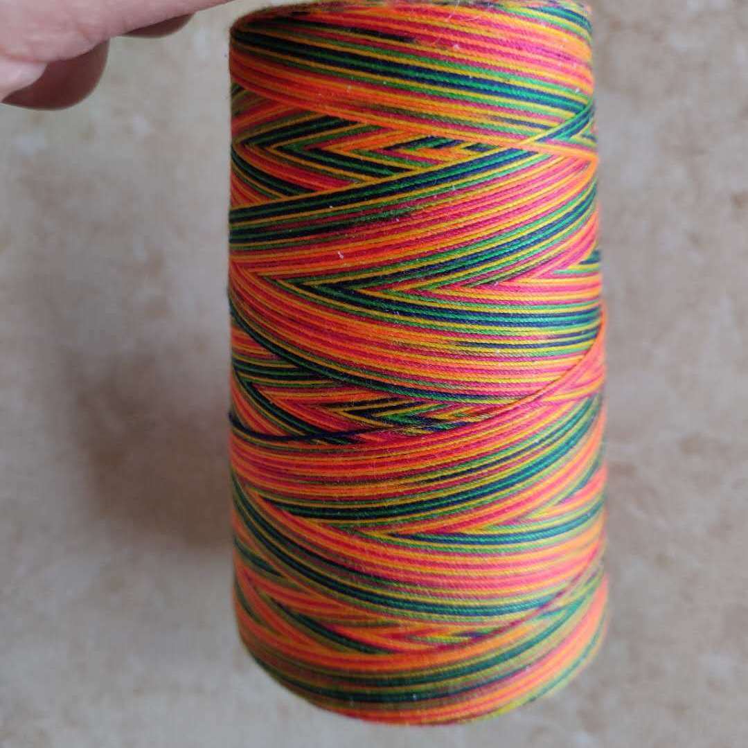Yimin brand 40/2 # 20/2 sewing machine line medium thick line machine colorful line pagoda line gradient color line 82