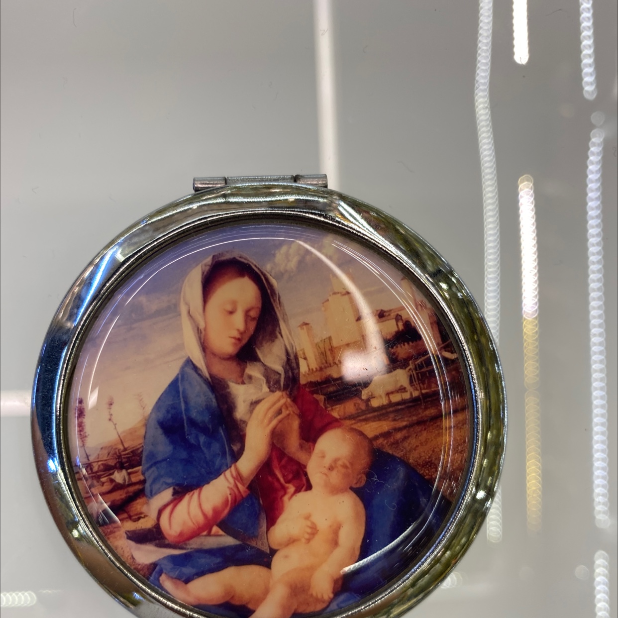 迪梦斯工艺品珠宝首饰盒镜子手工定制创意礼品镜子塑料金色镂空铬色镜子海洋系列图片宗教图片详情图11