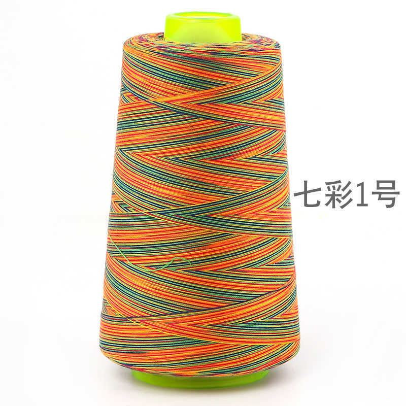 Yimin Brand 40/2 # 20/2 Sewing Machine Line Medium Thick Line Machine Colorful Line Pagoda Line Gradient Color Line 60