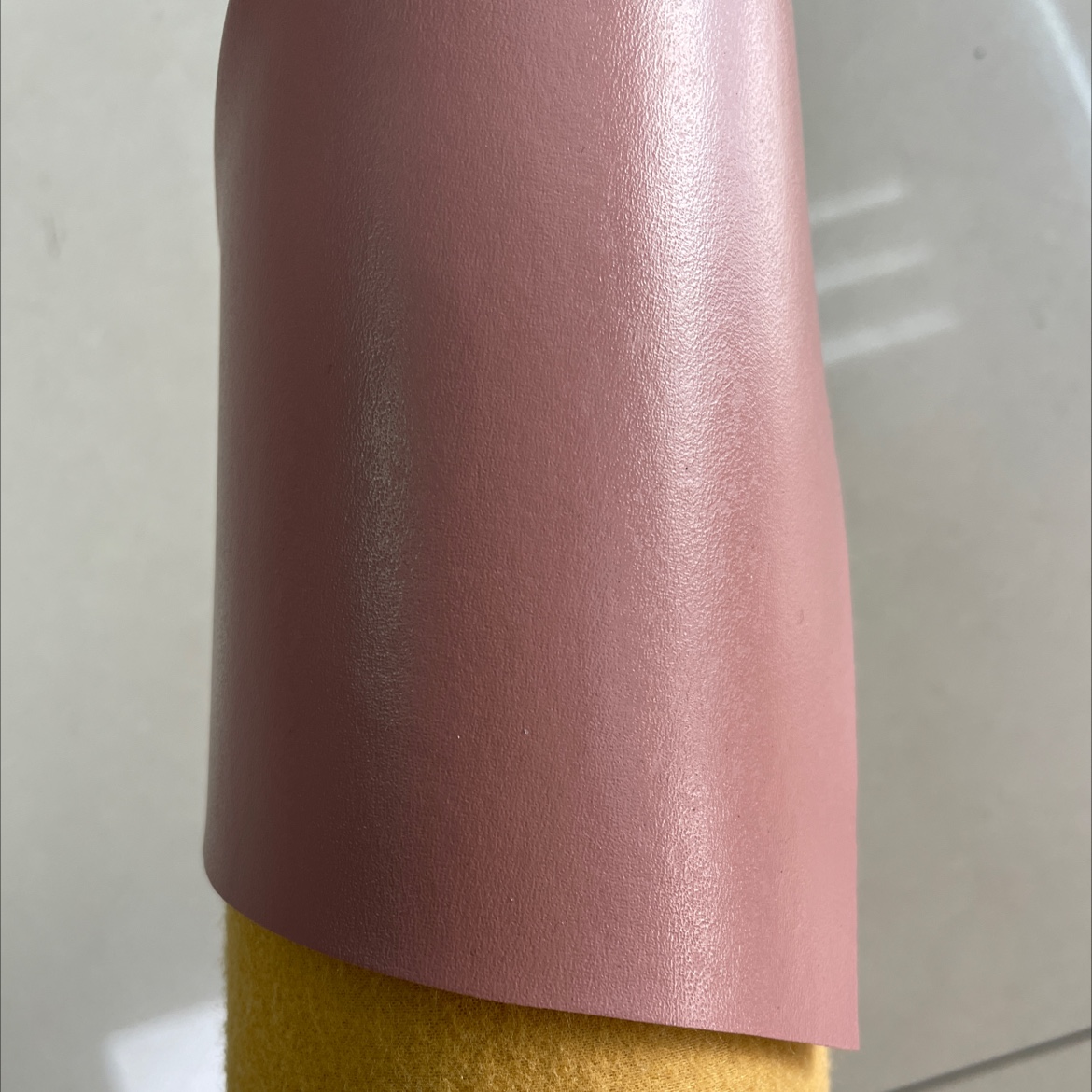 Fine grain leather fabric bags, sofas, shoe materials, belts, accessories, eco-friendly deep pink ck024 Specification image