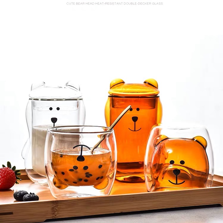 Creative double-layered cup and glass cup at 7820, 3rd Floor, Zone D, Phase I of Fuyuan Glass International Trade City