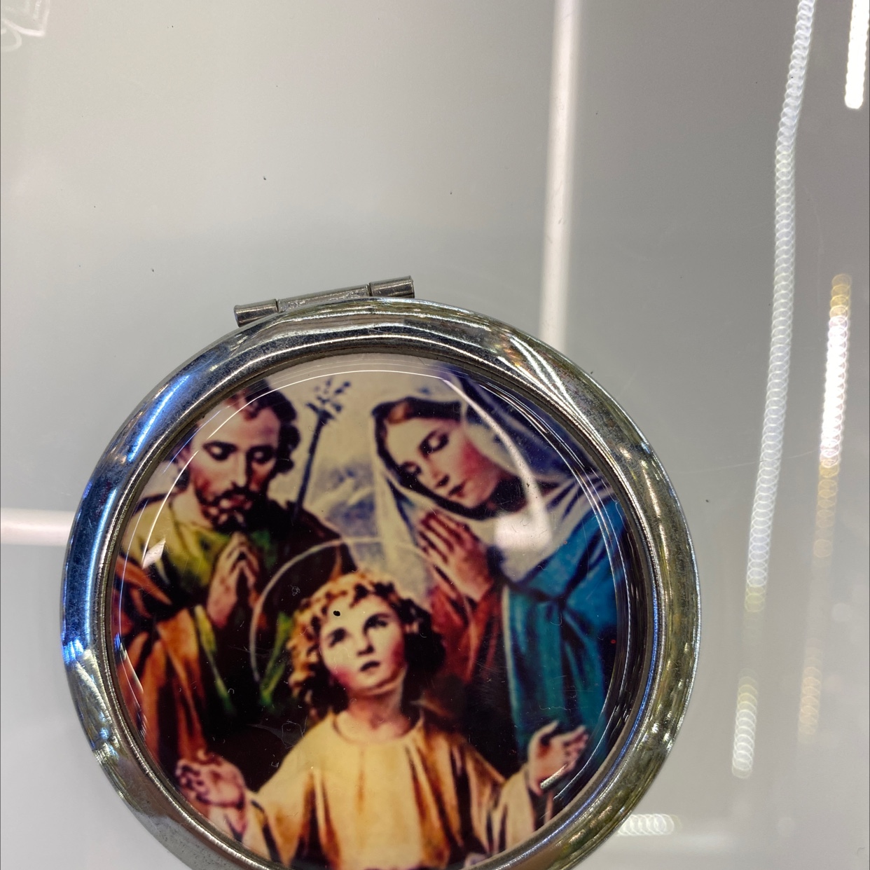 迪梦斯工艺品珠宝首饰盒镜子手工定制创意礼品镜子塑料金色镂空铬色镜子海洋系列图片宗教图片