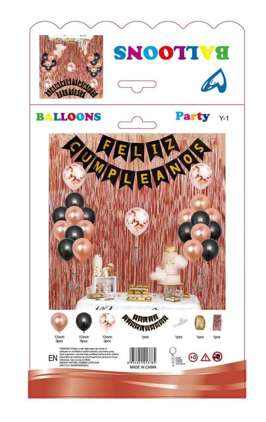 Birthday Set Party Balloons, Stylish Atmosphere undefined