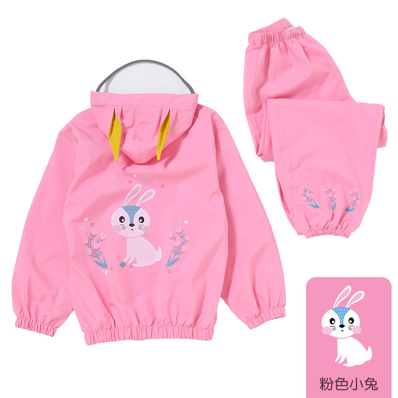 Children's raincoat set, Chunyafang Kindergarten Preschool students aged 3 to 8, rain cover for cold protection and warmth, outdoor rain gear Application Scenario
