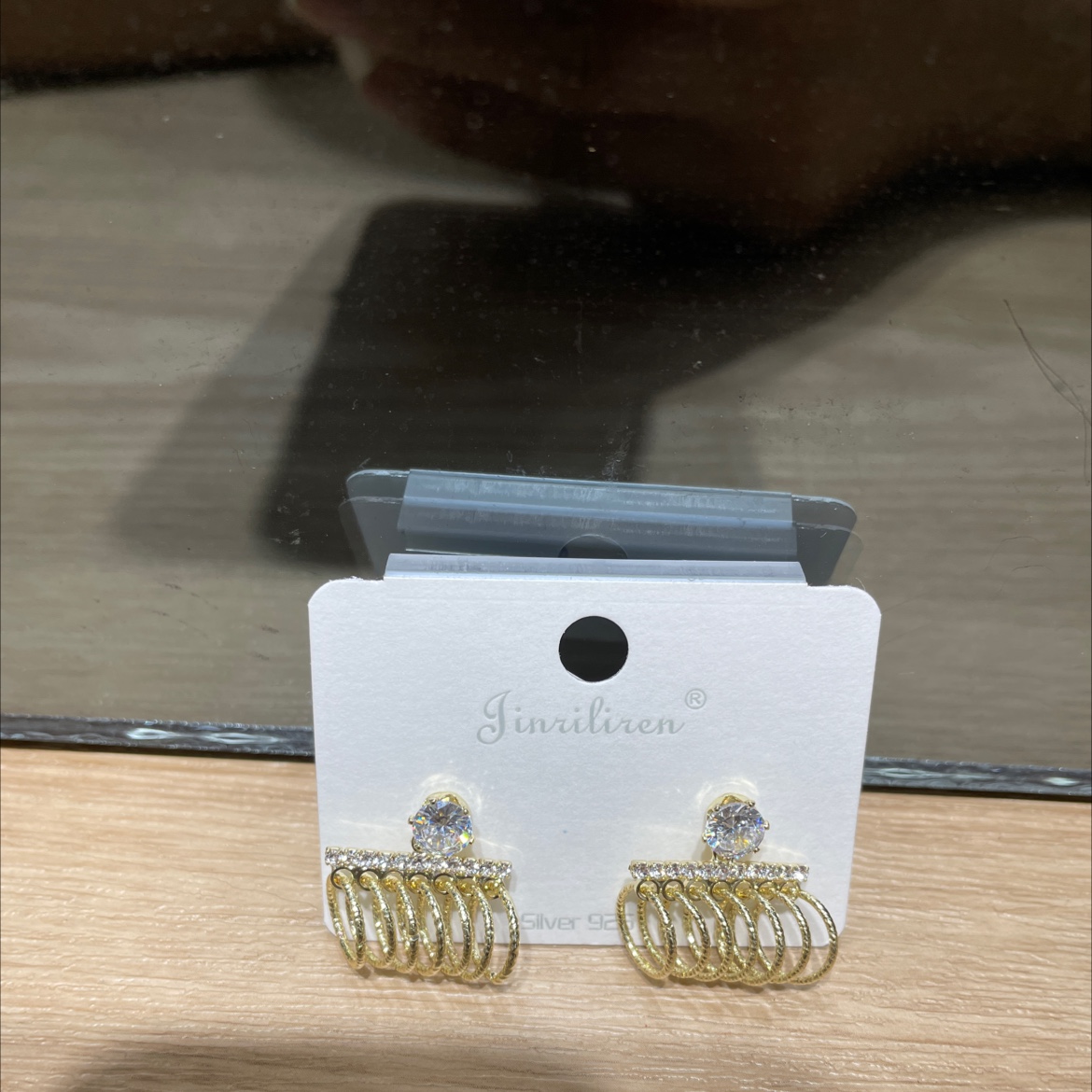 Today's beauty Korean earrings fashion generous metal products circle with fashion