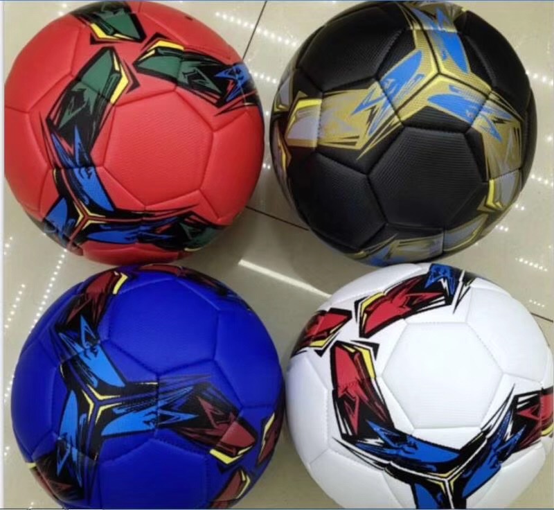 Football No. 345 for adults, primary and secondary school students, and children, a five-color wear-resistant genuine leather texture training football Specification image