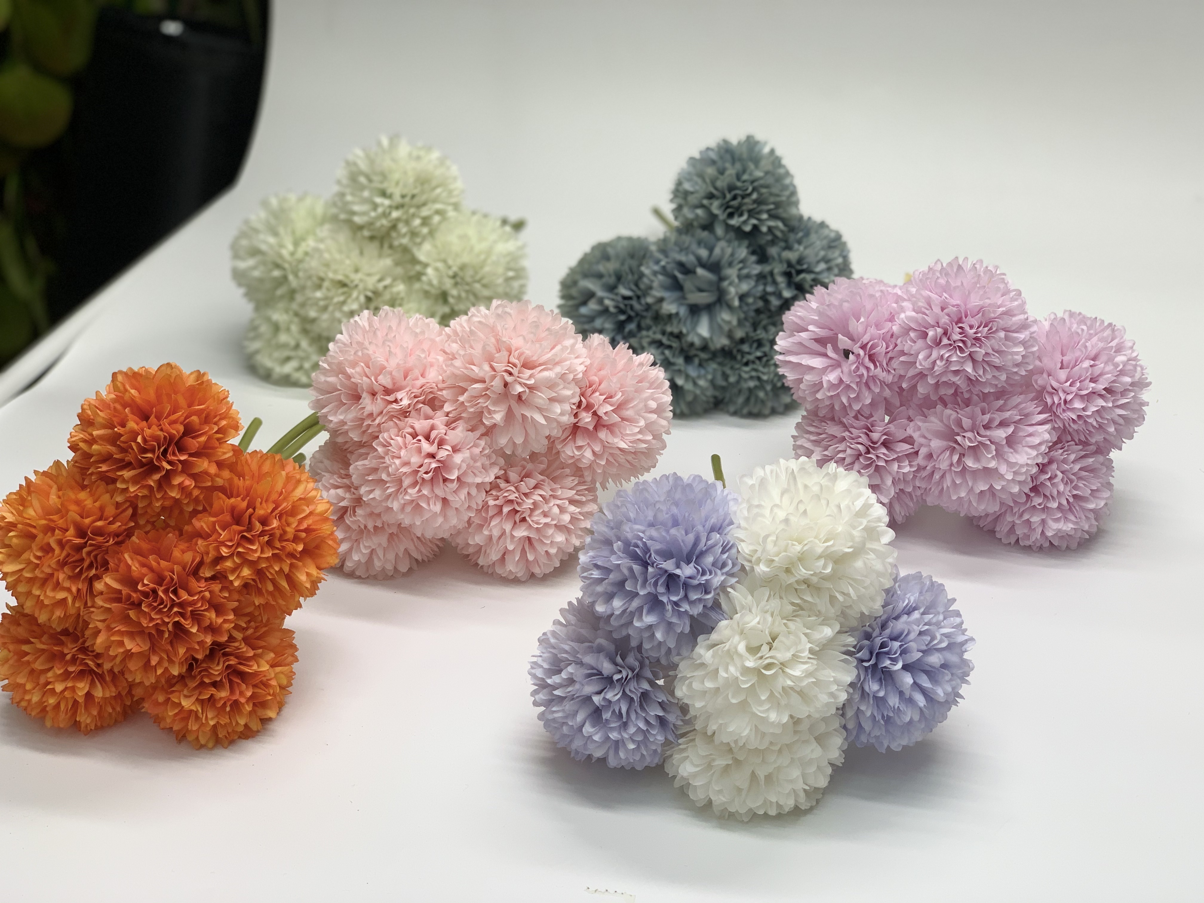 Soap flower bonsai craftsmanship detail image 5