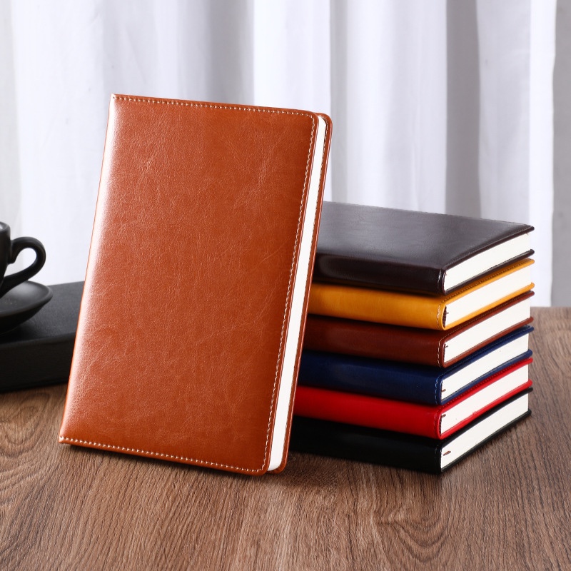 Weijia Stationery A5 Notebook Custom Business Office Gift Box Set Notepad Imitation Leather Notebook
