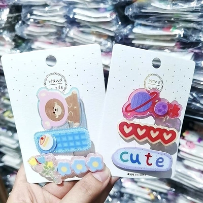 Children's Hairpin Love Cute Three-Piece Set