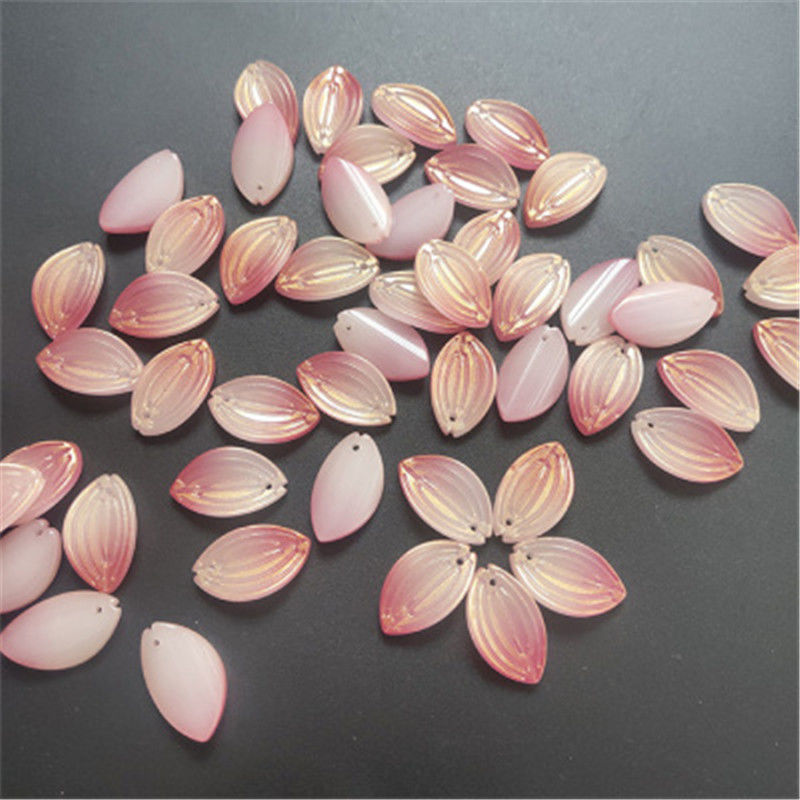 Glazed Light DIY handmade materials antique hairpin headpiece Crystal loose bead step swing fringe pendant 2242