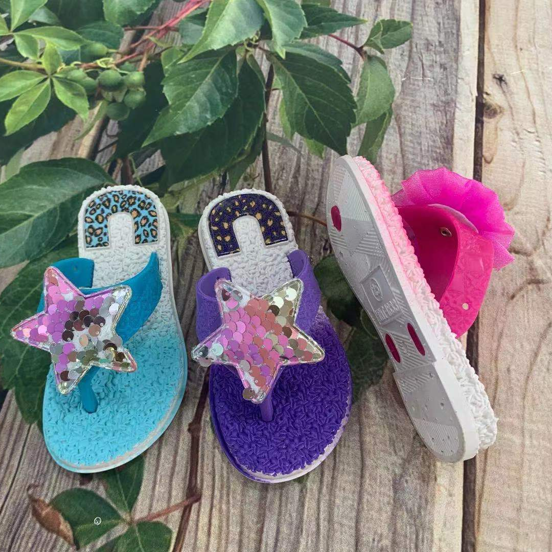 New summer kids sweet flip flops