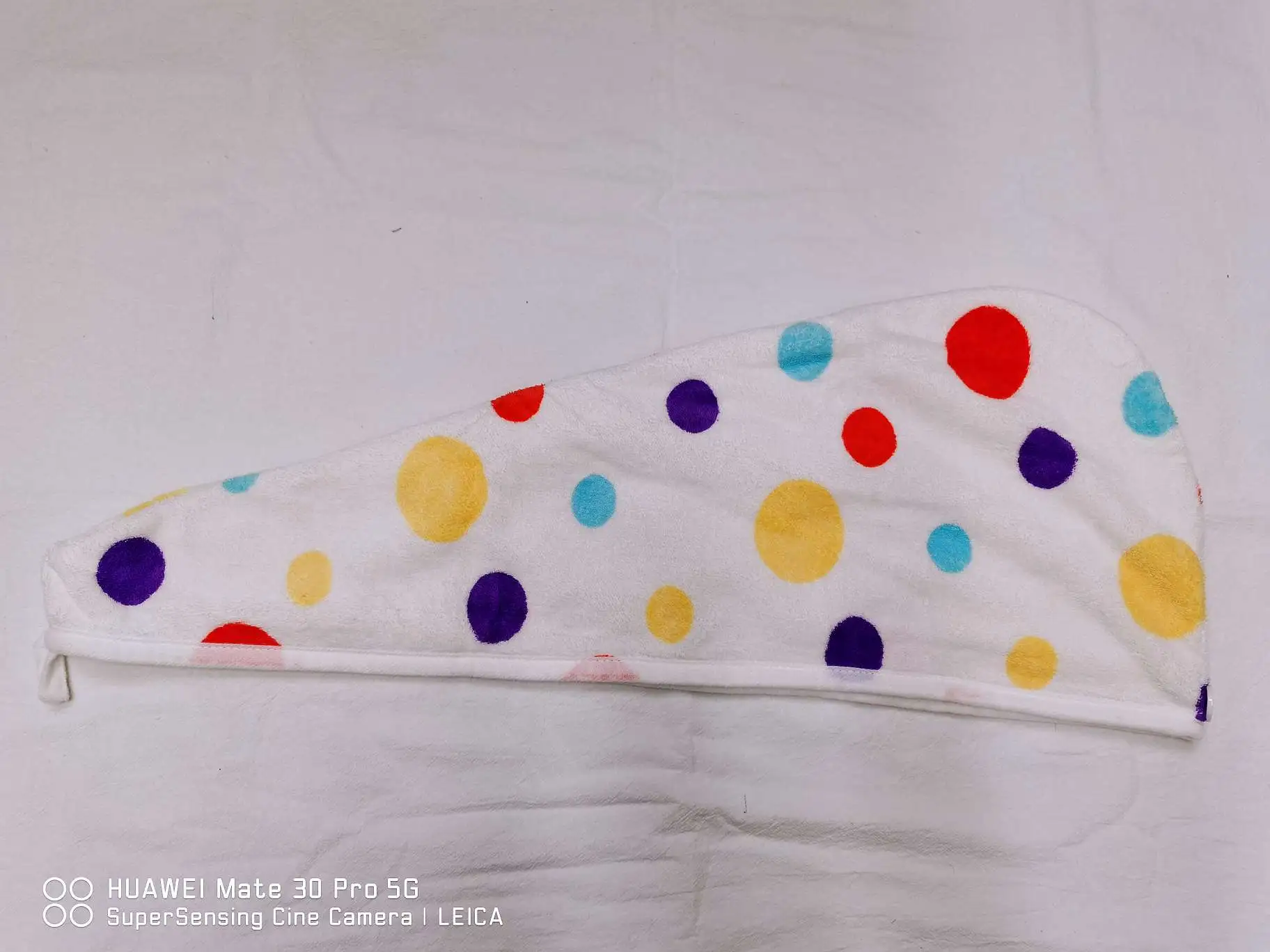 The Qiao Mei daily necessities printed dry hair cap has strong water absorption and does not shed hair detail image 1