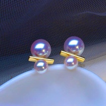 Pearl stud earrings match everything