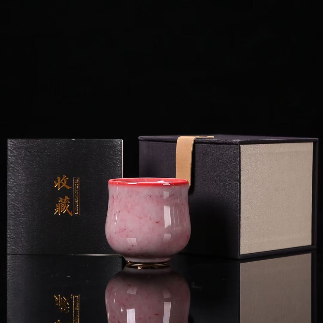 义乌国际商贸城D区三楼7839商位琨琨陶瓷粉色单杯