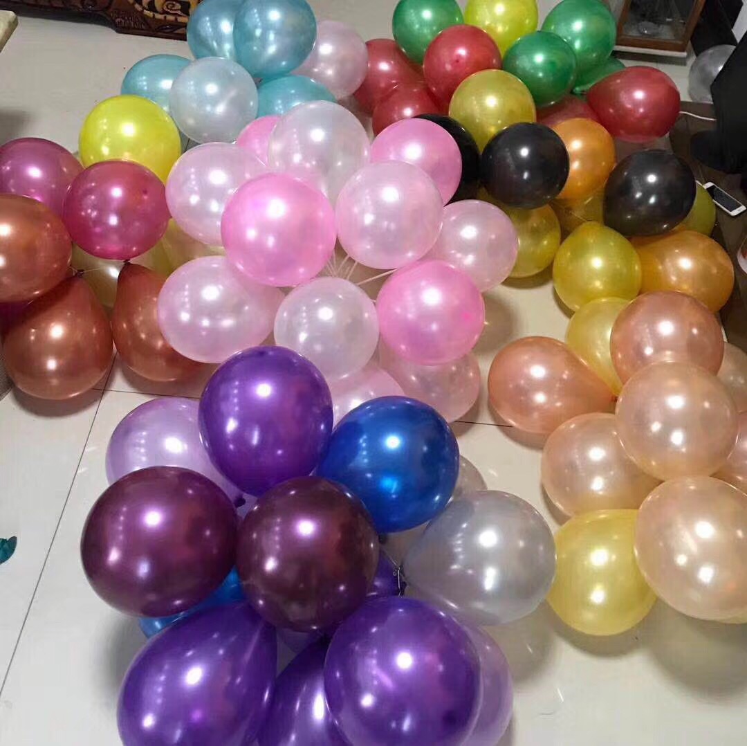 12 Inch 2.2G Pearl Balloon, 100Pcs Application Scenario