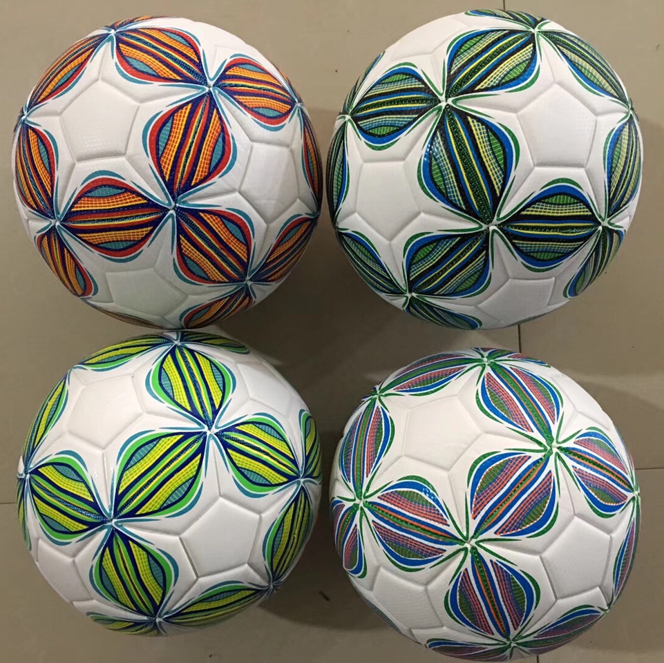 Football No. 345 for adults, primary and secondary school students, and children, a five-color wear-resistant genuine leather texture training football