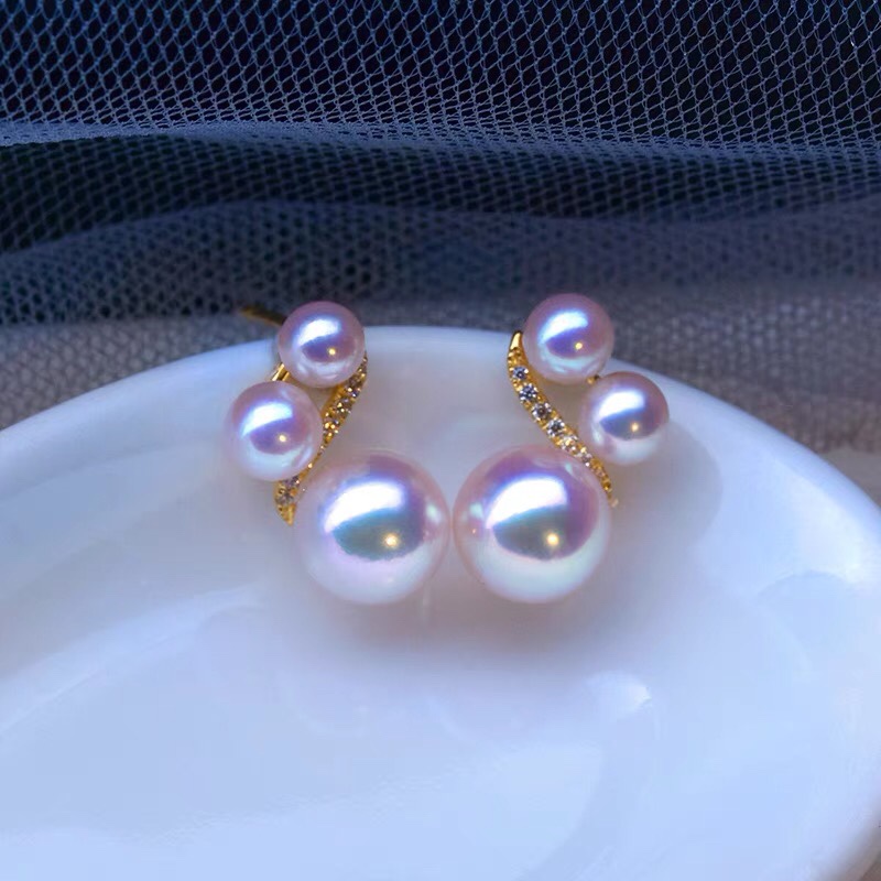 Pearl earrings, earrings, studs, earrings
