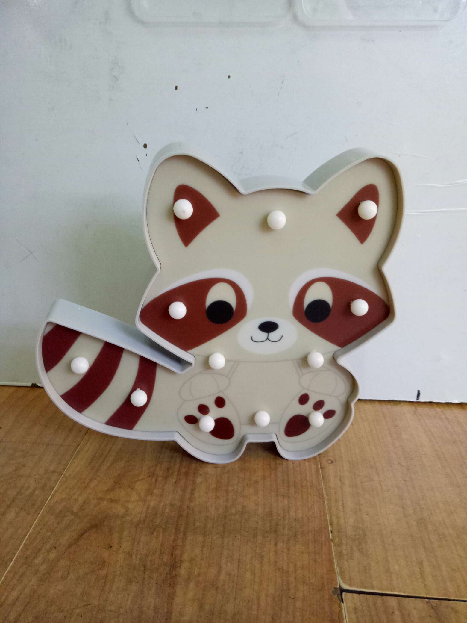 Little Raccoon Color-printed Shaped Lamp Cy001 by Bokai Handicrafts Co., LTD., Factory direct sales Application Scenario
