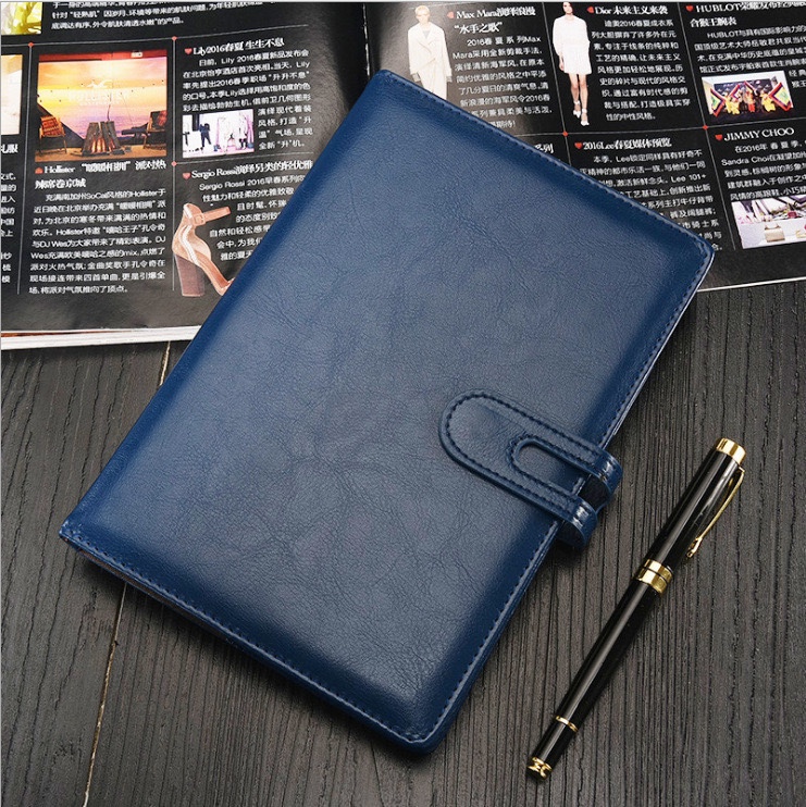 Weijia Stationery Soft Leather Notebook Feel Smooth Student Diary Meeting Notepad Item Picture