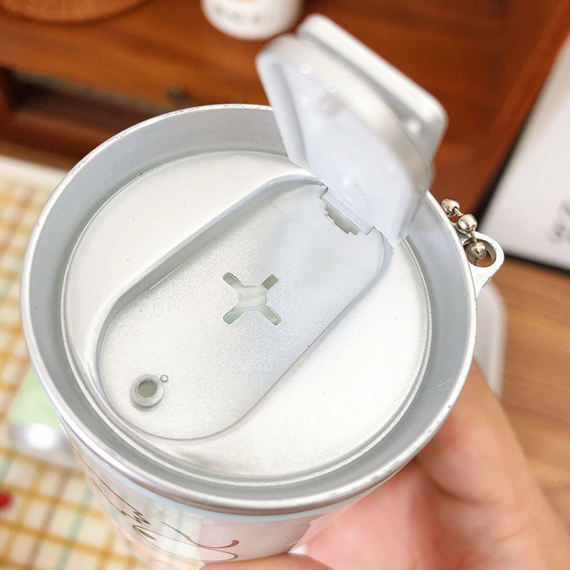 2021畅销新款可爱小柴犬罐装可乐湿纸巾4色混装细节图